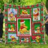 Pooh Xmas  Premium Quilt Home Decor  Quilt
